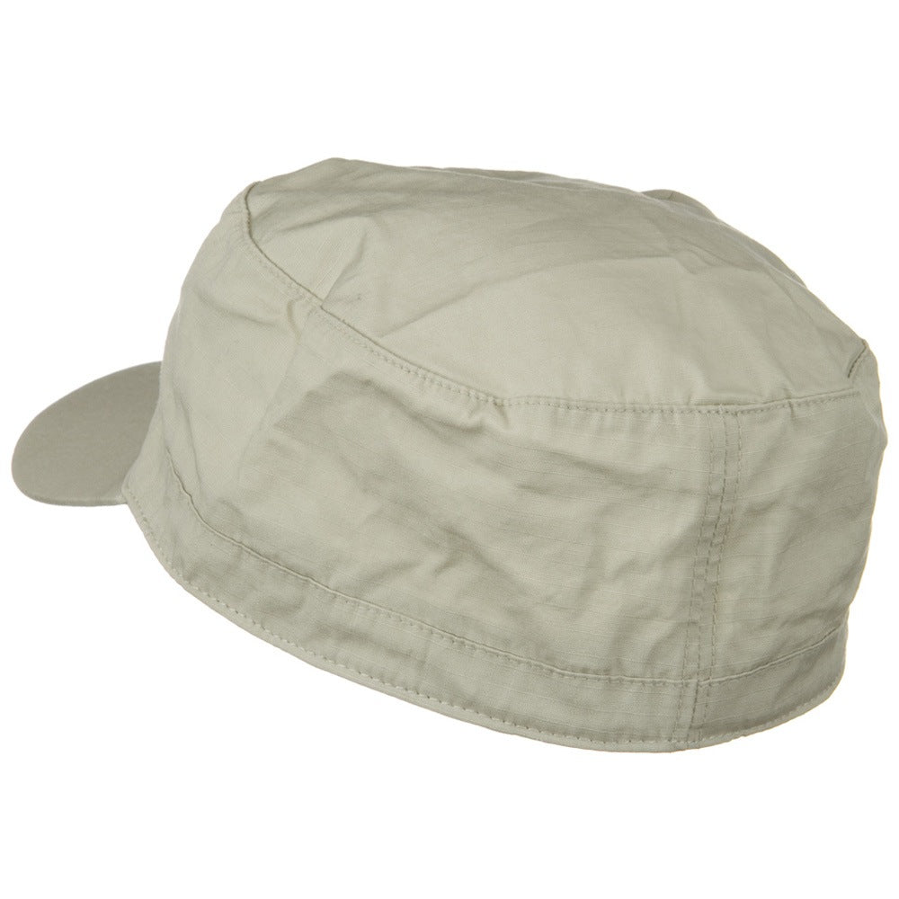 Big Size Fitted Cotton Ripstop Military Army Cap