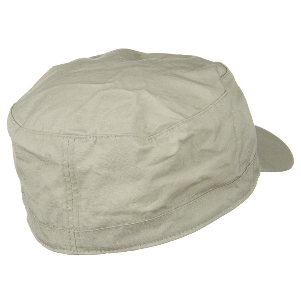 Big Size Fitted Cotton Ripstop Military Army Cap