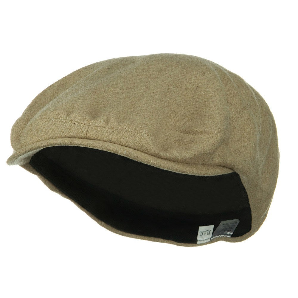 Big Size Elastic Wool Ivy Cap