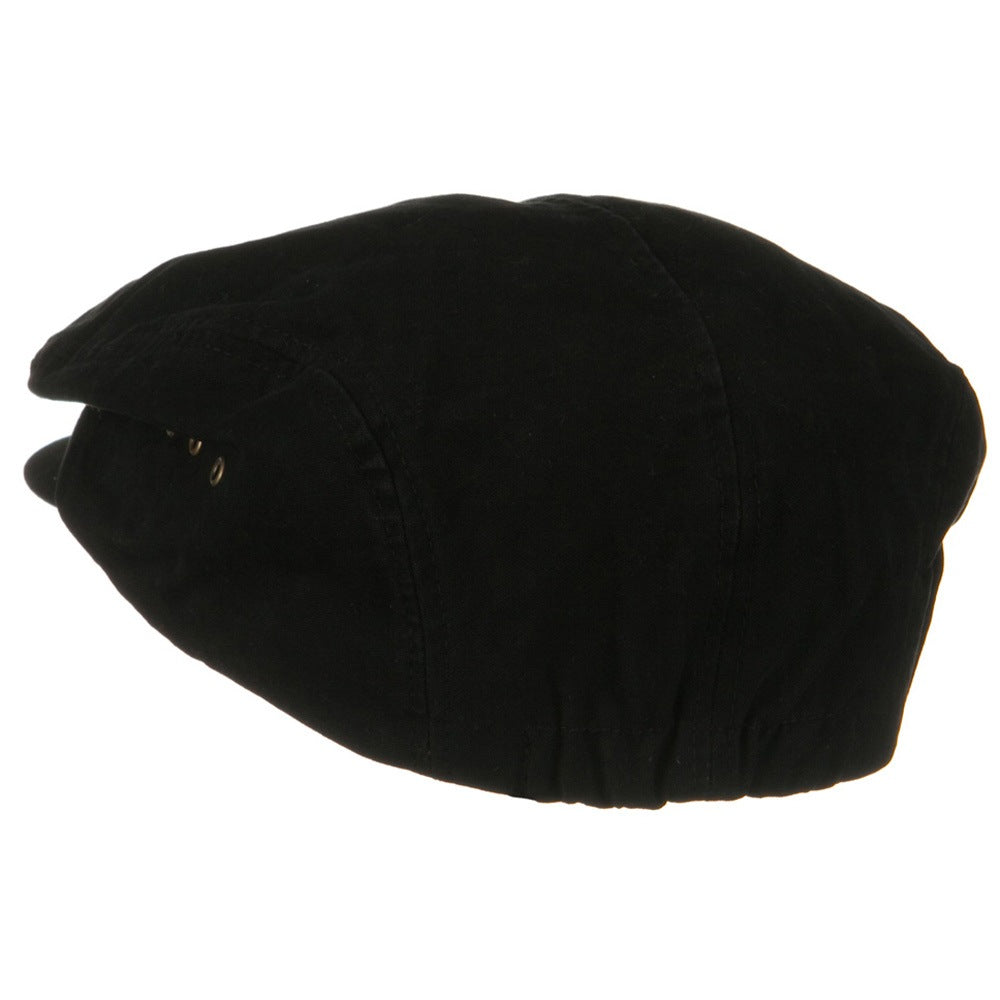 Oversize Washed Canvas Ivy Cap