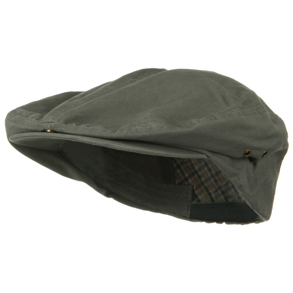 Oversize Washed Canvas Ivy Cap
