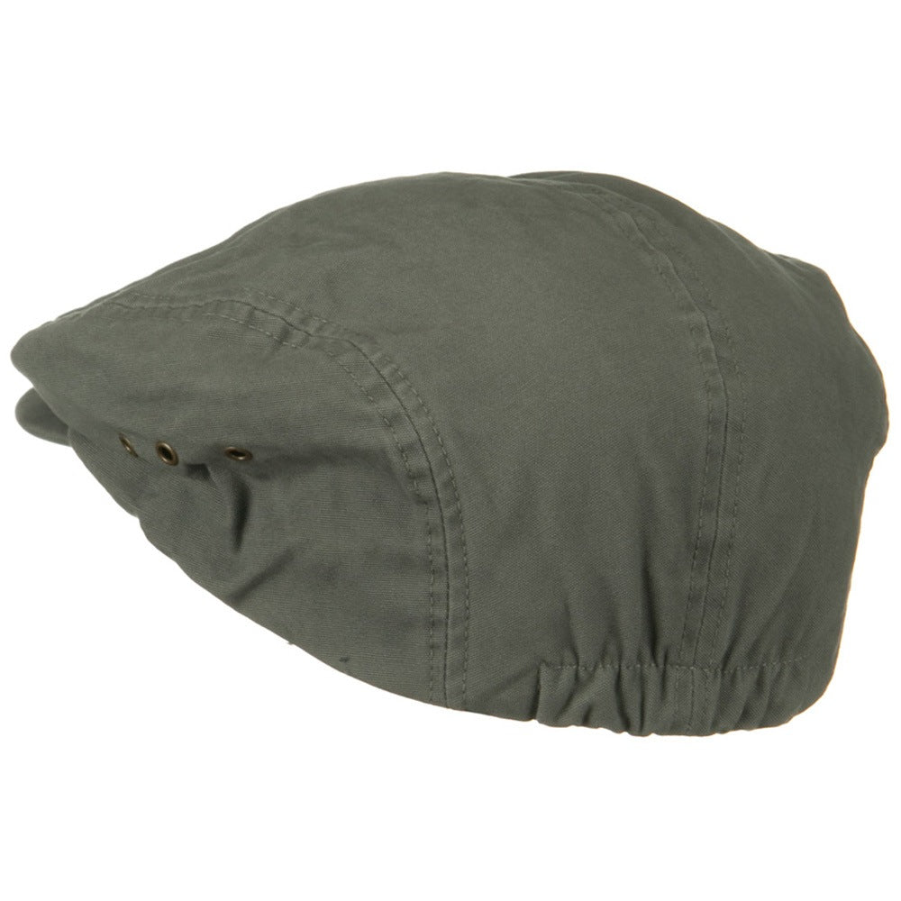 Oversize Washed Canvas Ivy Cap
