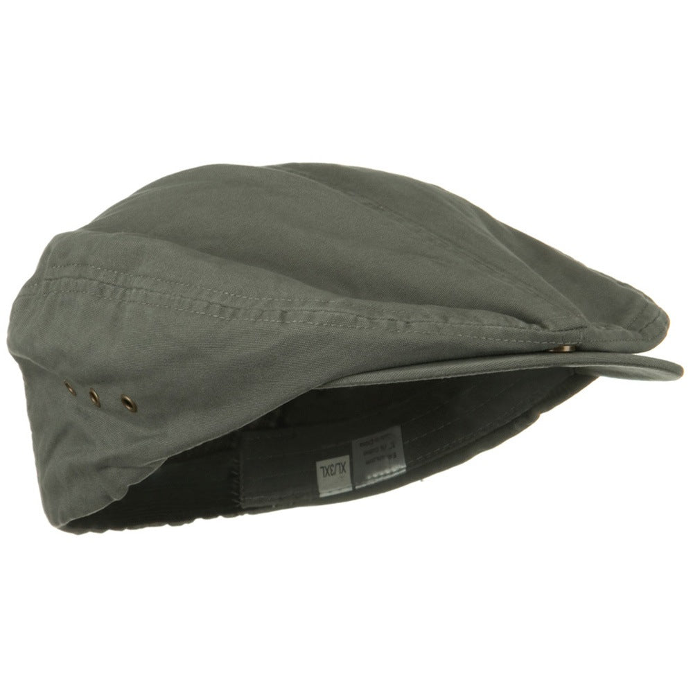 Oversize Washed Canvas Ivy Cap