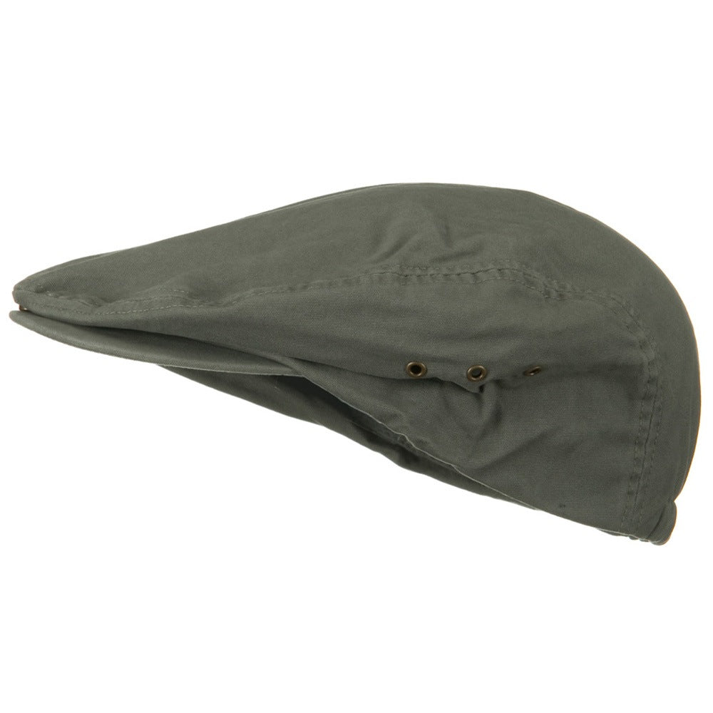 Oversize Washed Canvas Ivy Cap