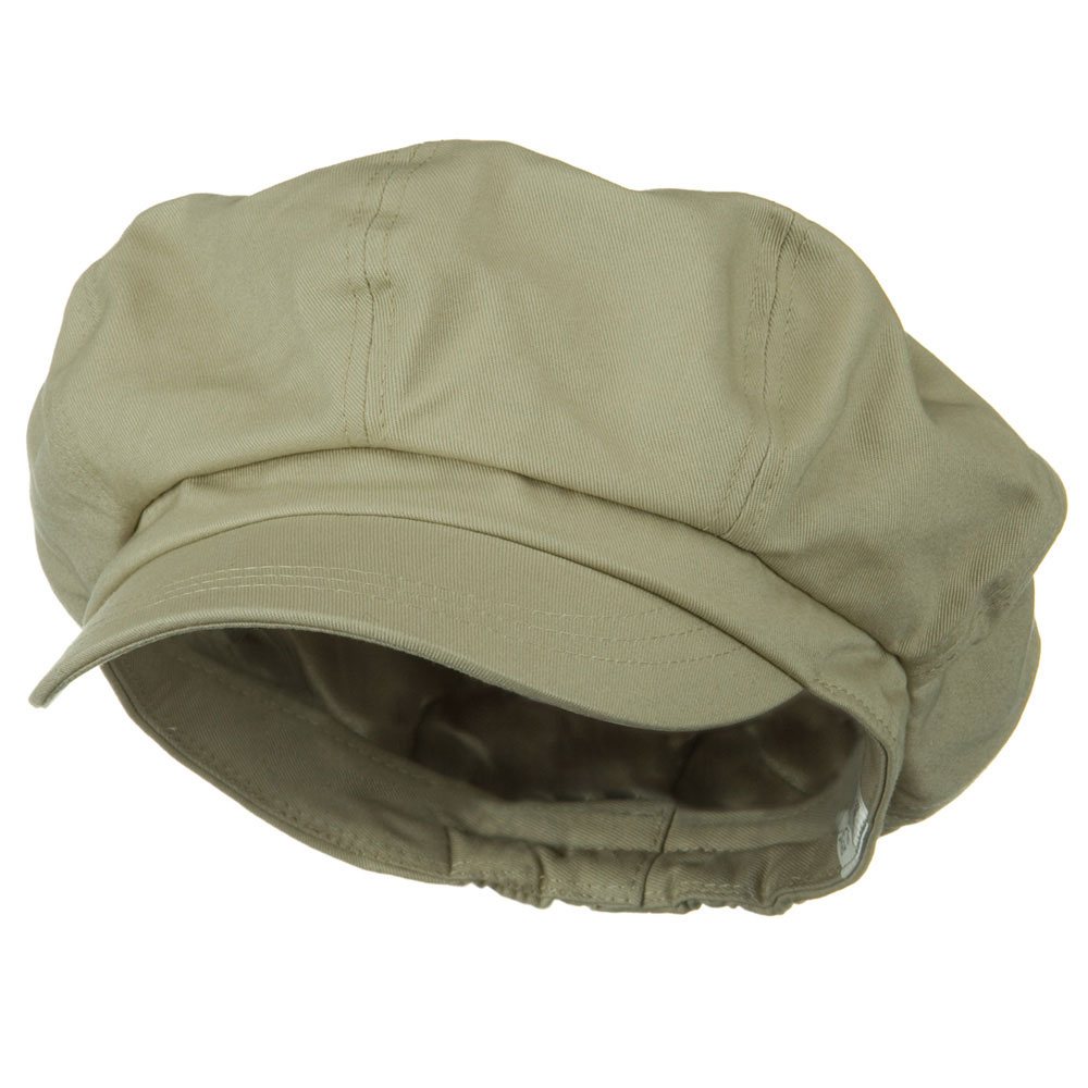 Big Size Cotton Newsboy Hat