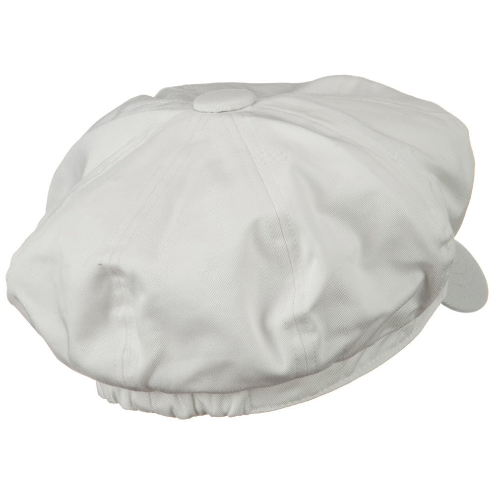 Big Size Cotton Newsboy Hat