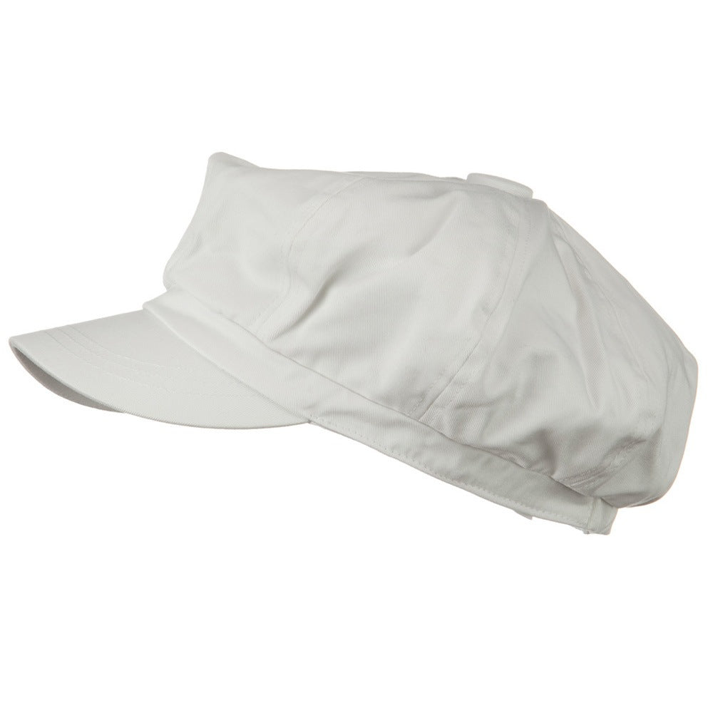 Big Size Cotton Newsboy Hat