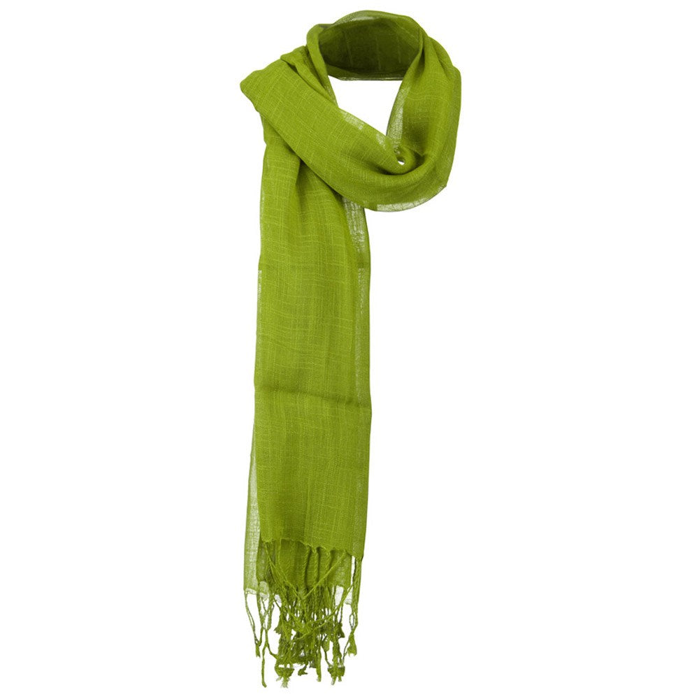 Solid Viscose Long Scarf