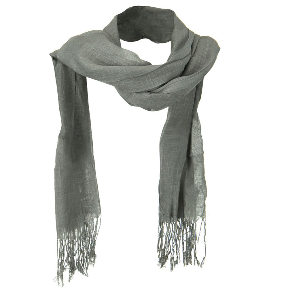 Solid Viscose Long Scarf