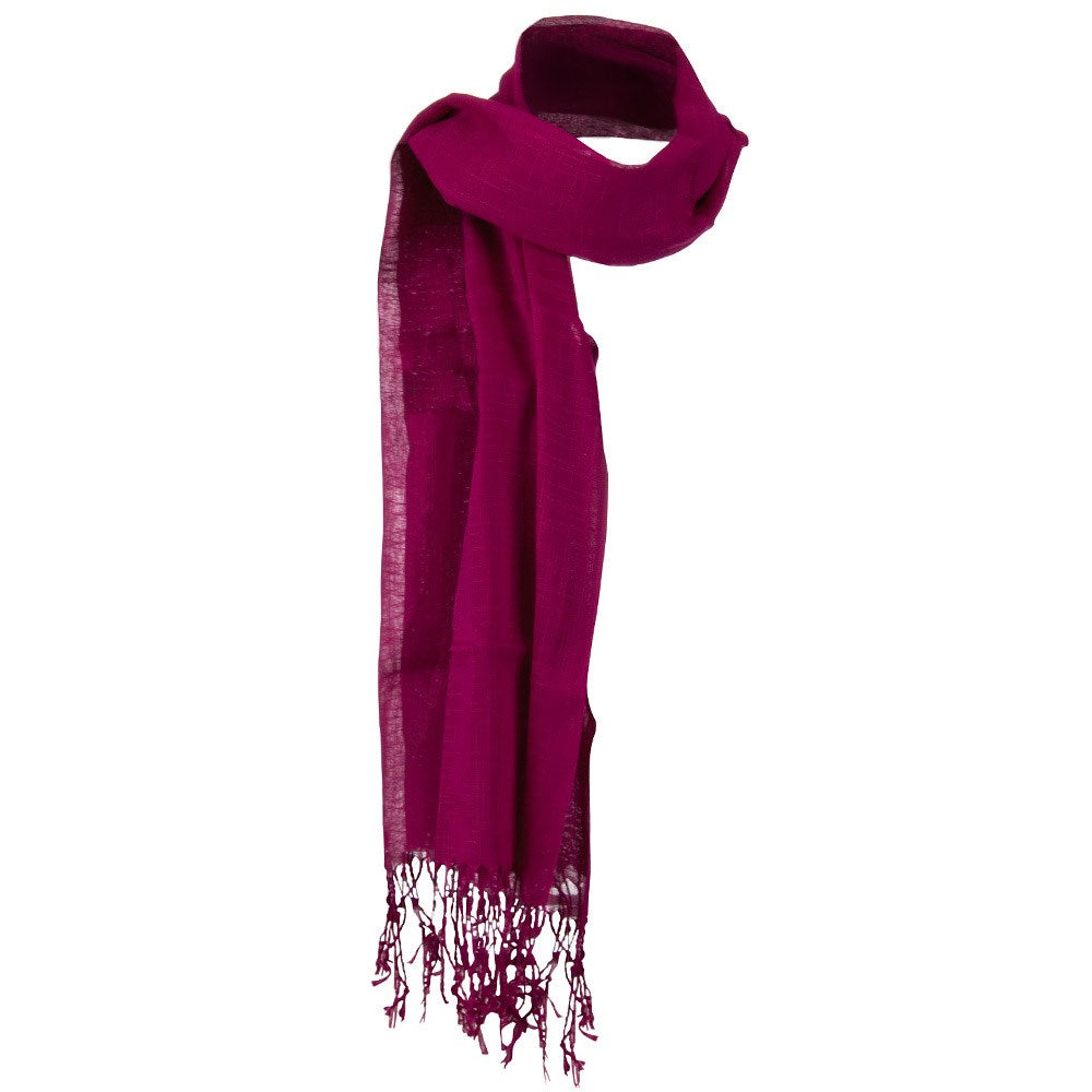Solid Viscose Long Scarf