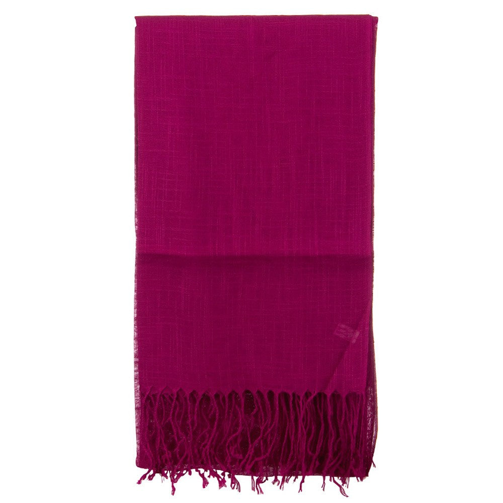 Solid Viscose Long Scarf