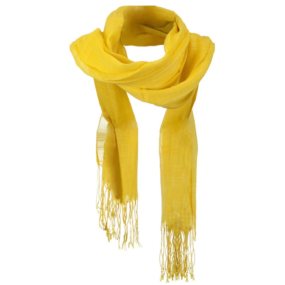 Solid Viscose Long Scarf