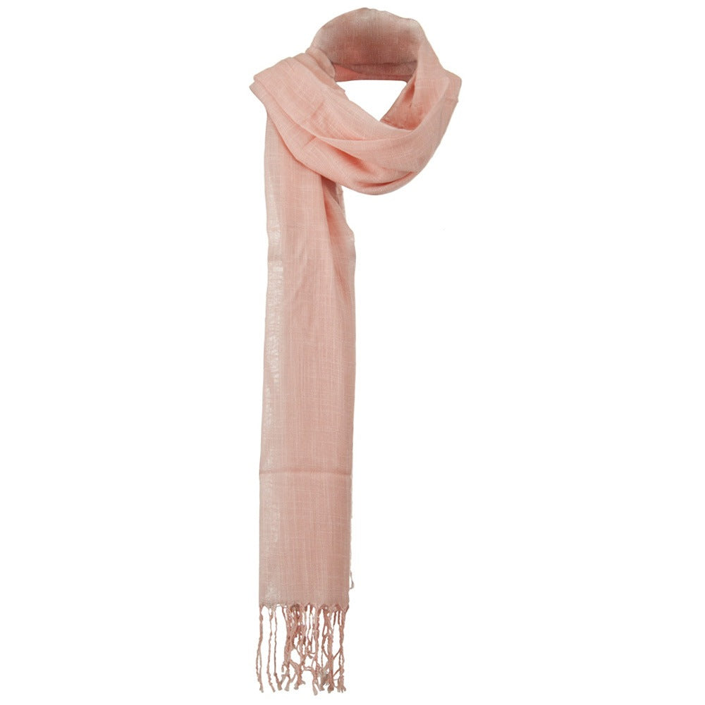 Solid Viscose Long Scarf