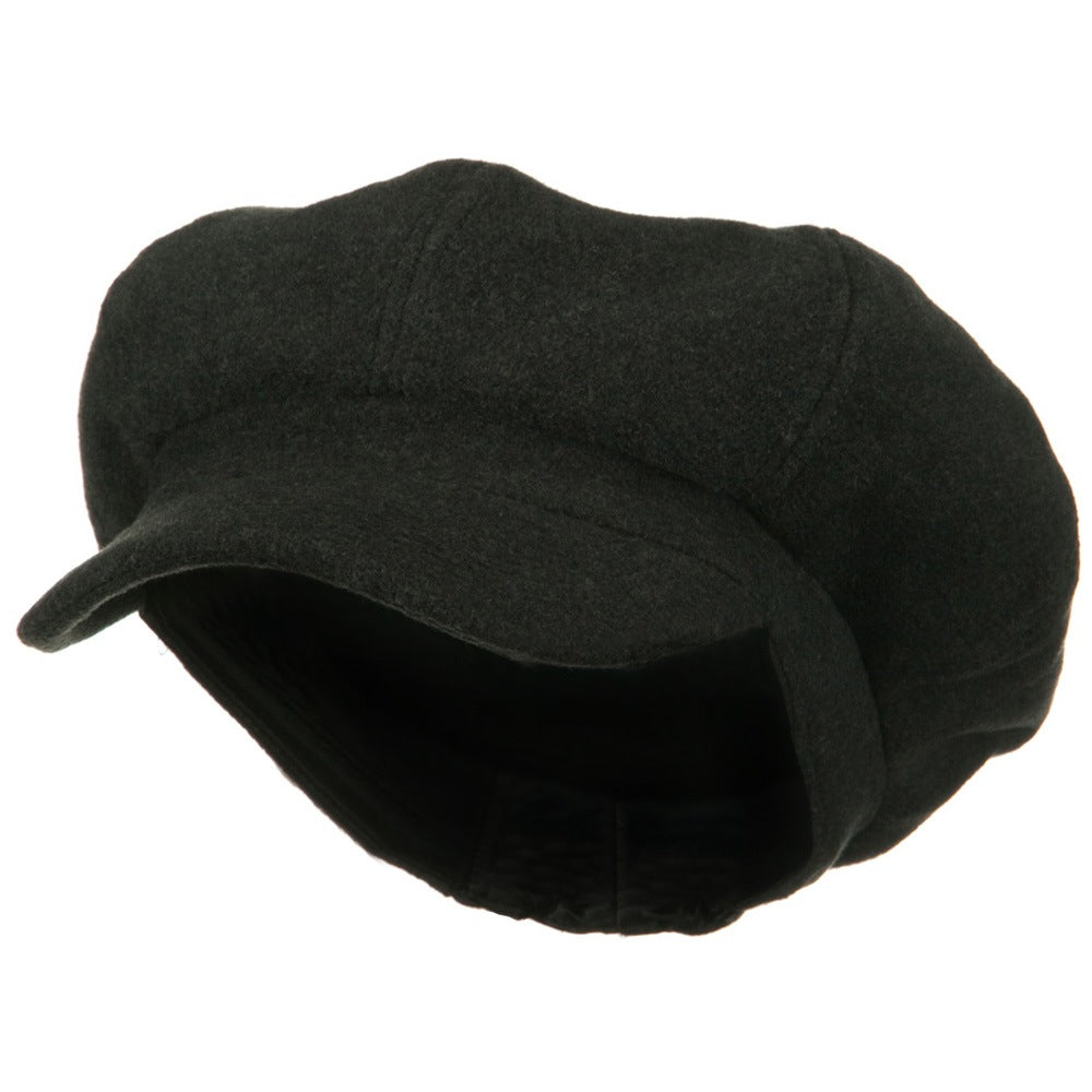 Big Size Classic Wool Newsboy Cap