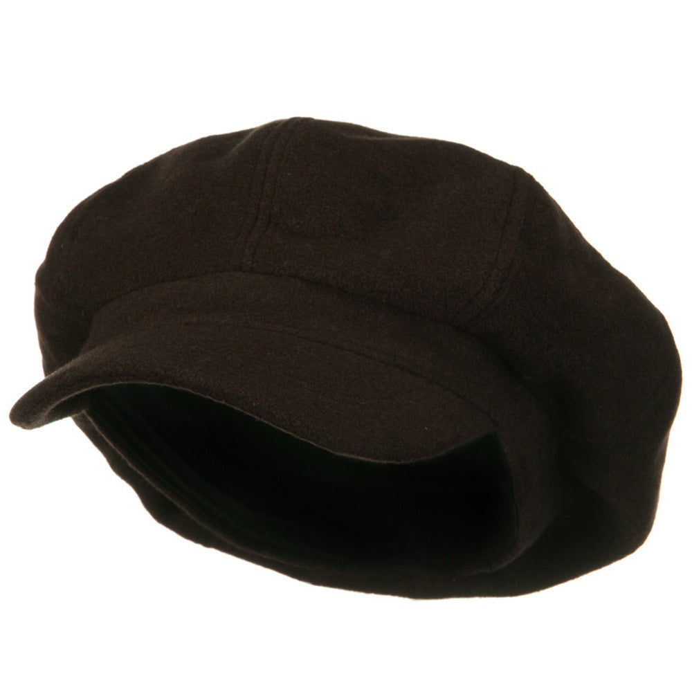 Big Size Classic Wool Newsboy Cap
