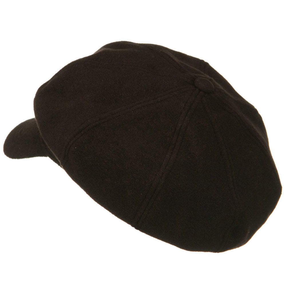 Big Size Classic Wool Newsboy Cap