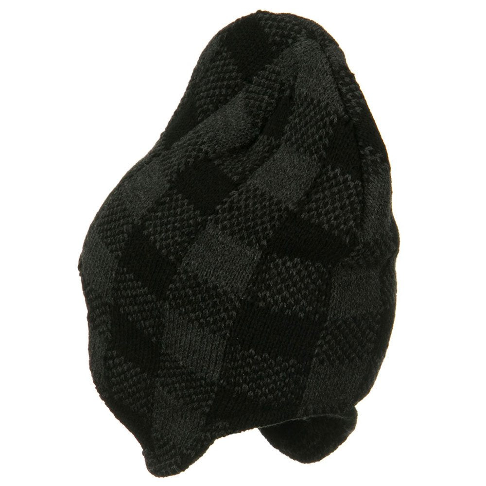 Buffalo Plaid Peruvian Beanie Hat