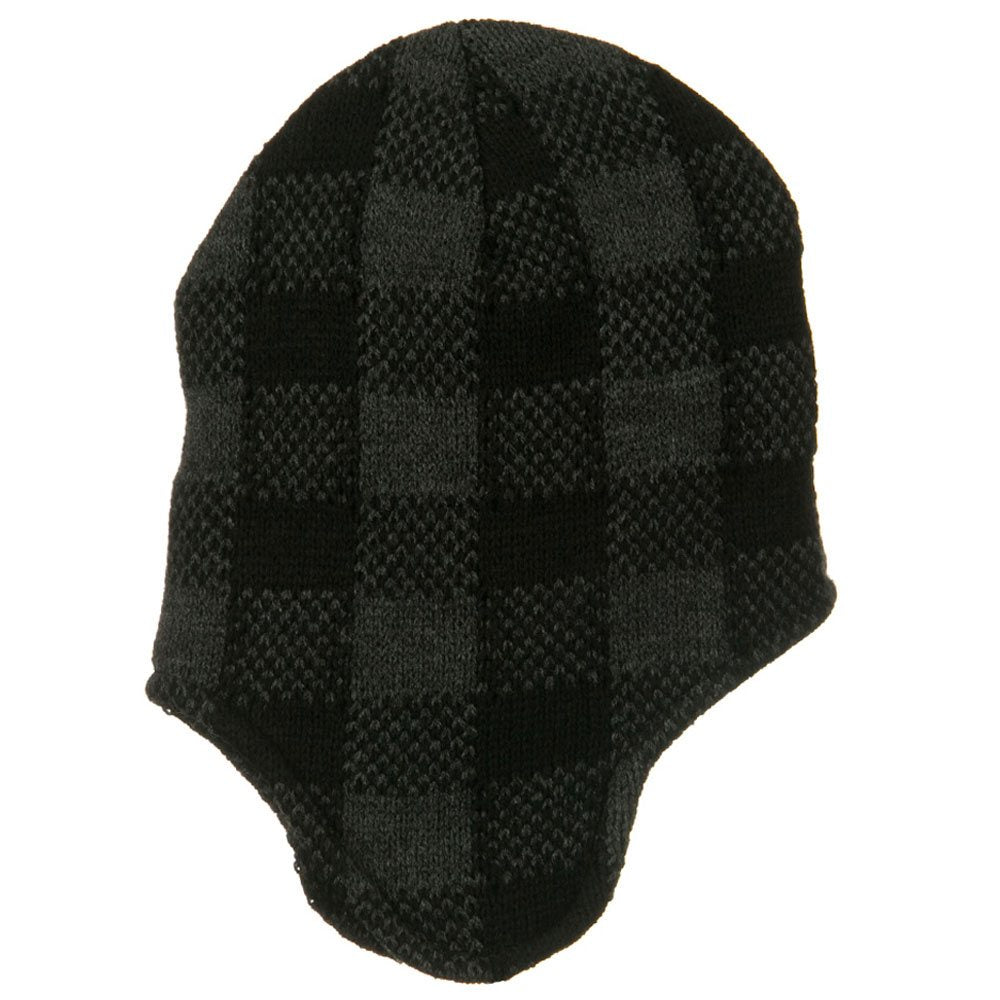 Buffalo Plaid Peruvian Beanie Hat
