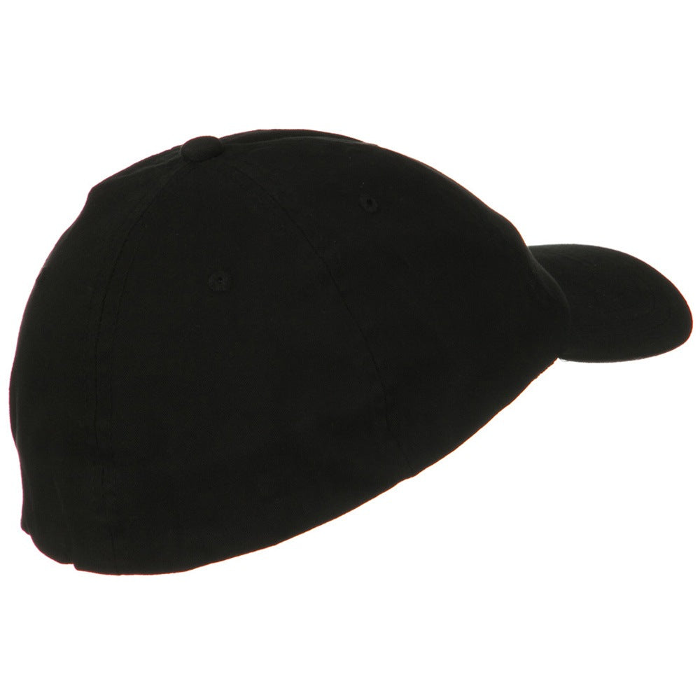 Light Brush Twill Fitted Cap