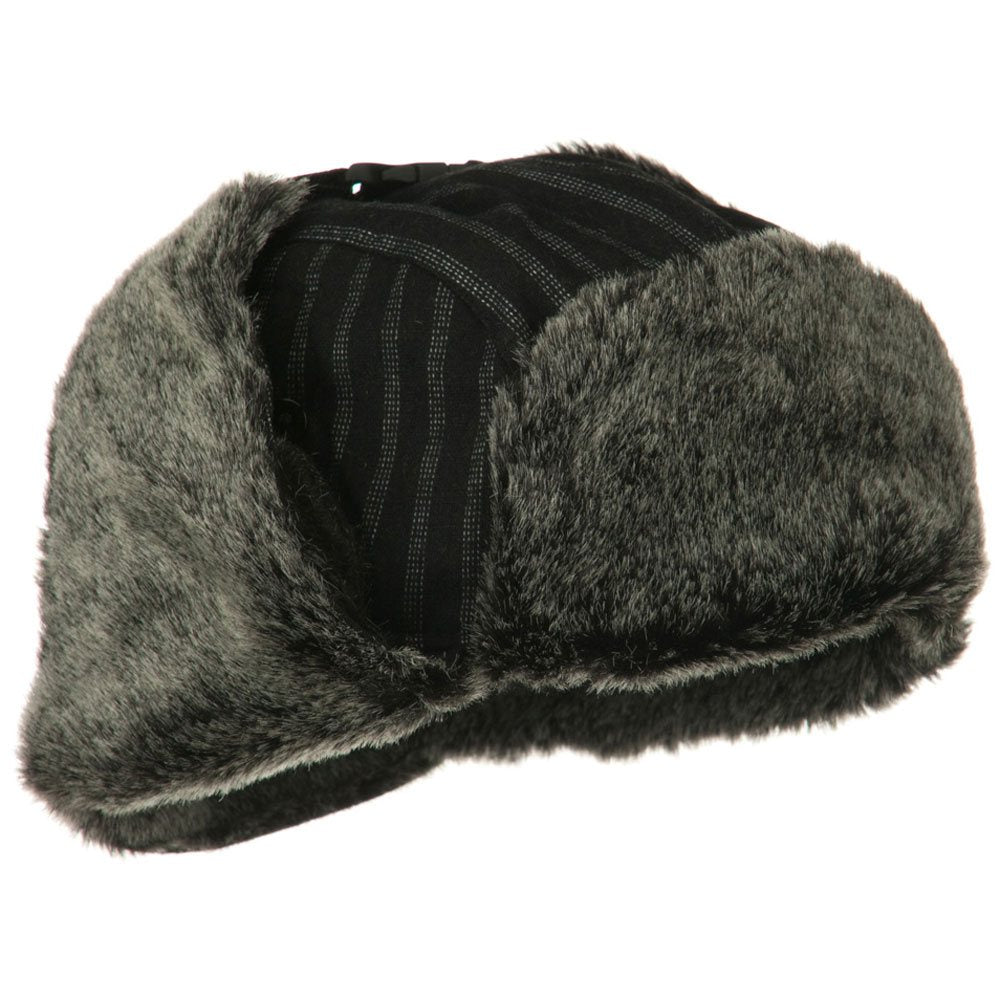 Blended Polyester Pinstripe Trooper Hat