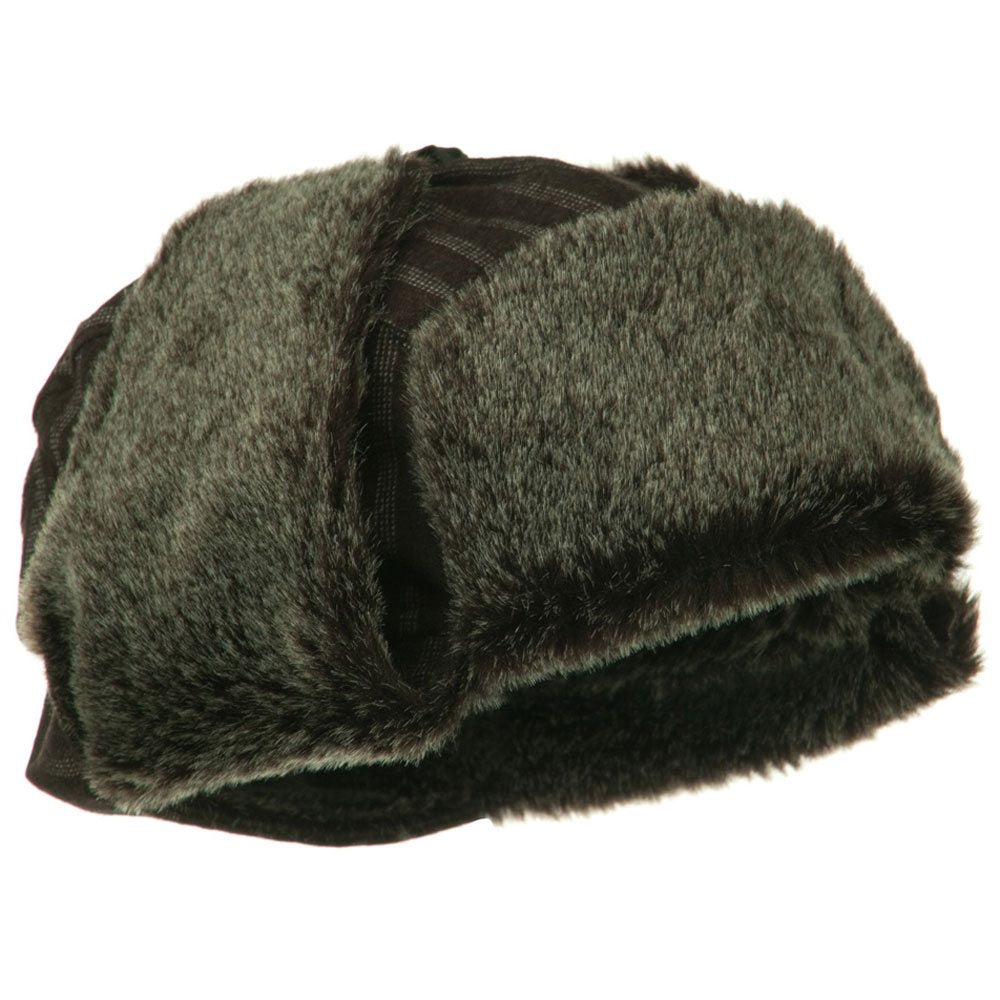 Blended Polyester Pinstripe Trooper Hat