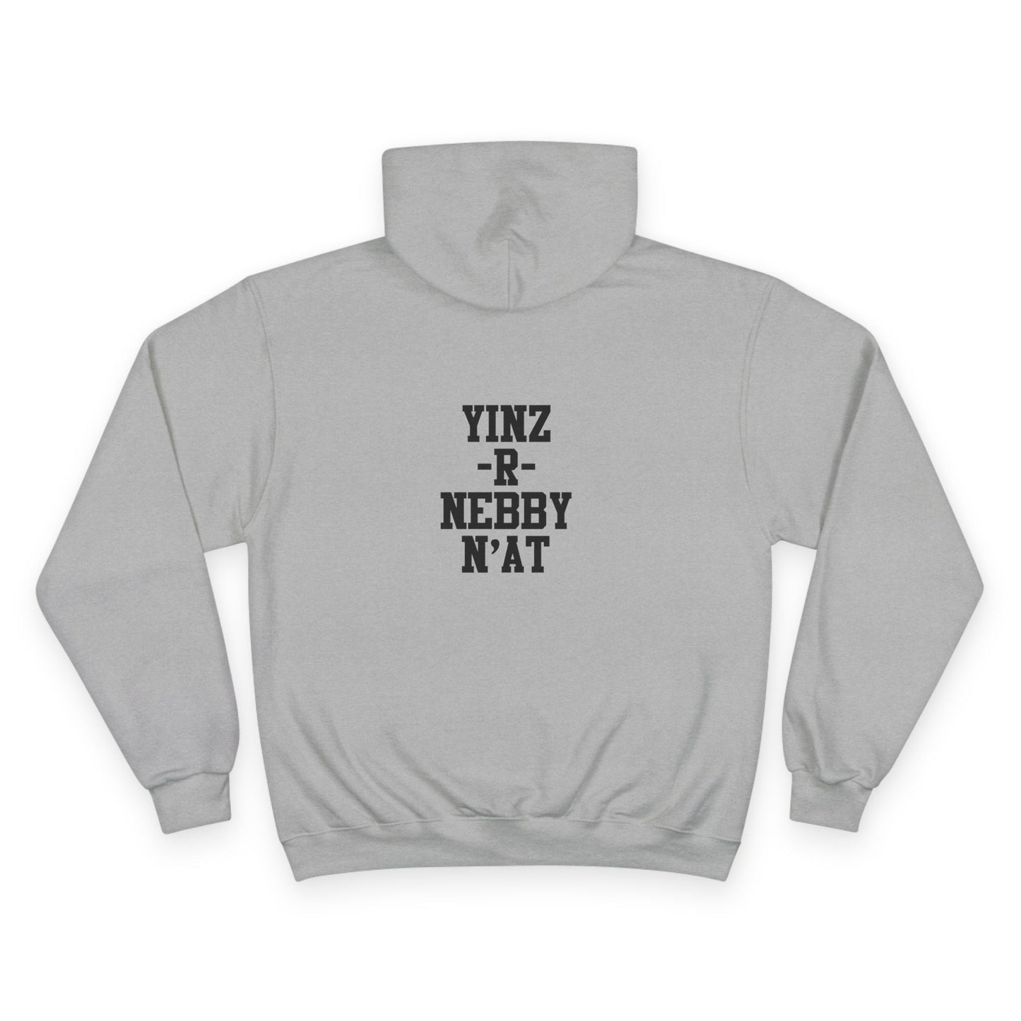 Yinz-R-Nebby, N'at Champion Hoodie – Soft Warm Casual Hoodie With Adjustable Hood