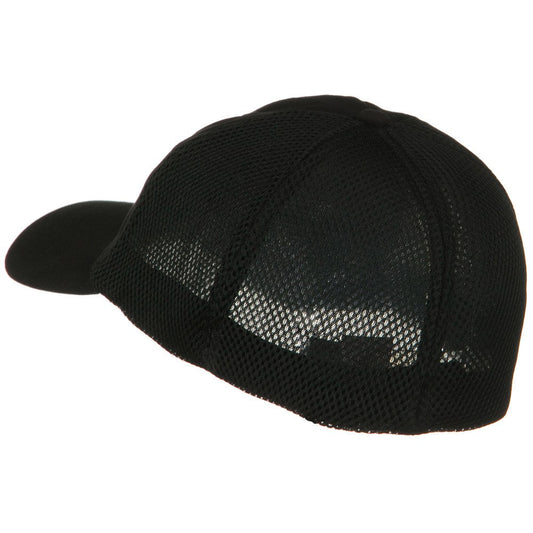 Big Size Summer Twill Mesh Flexible Fitted Cap