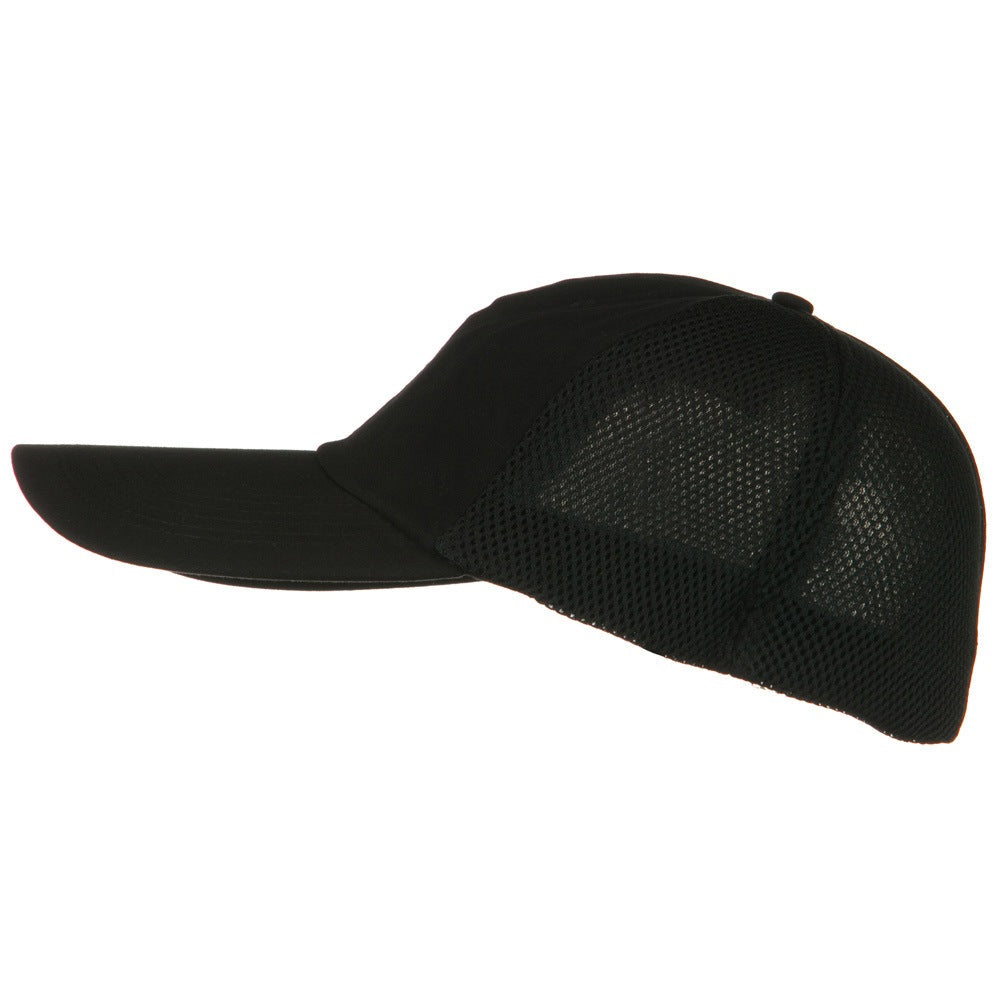 Big Size Summer Twill Mesh Flexible Fitted Cap