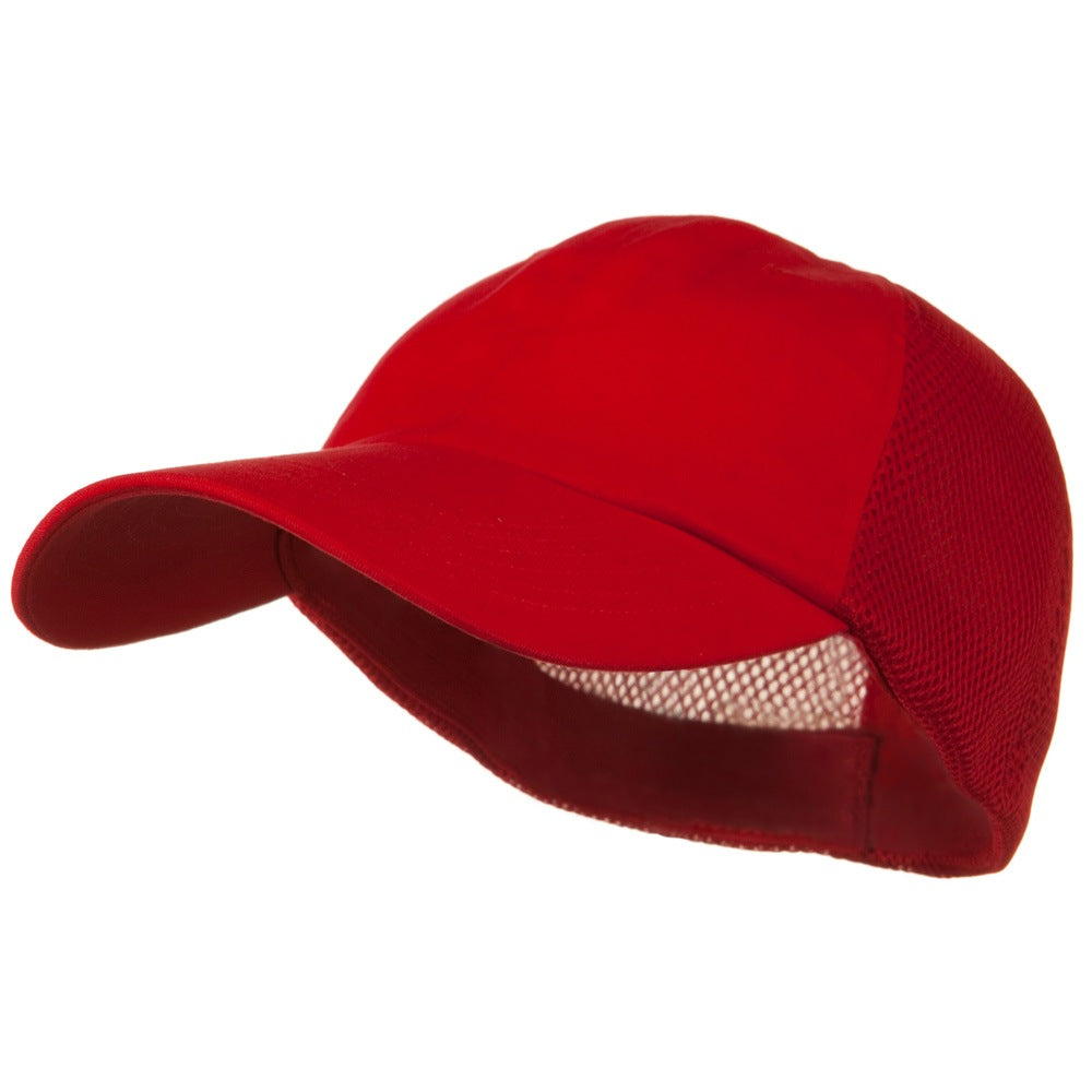 Big Size Summer Twill Mesh Flexible Fitted Cap