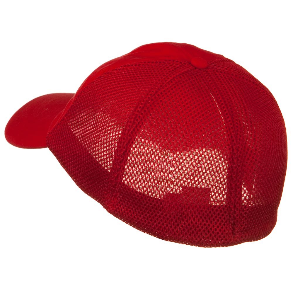 Big Size Summer Twill Mesh Flexible Fitted Cap