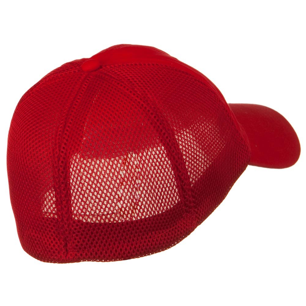 Big Size Summer Twill Mesh Flexible Fitted Cap
