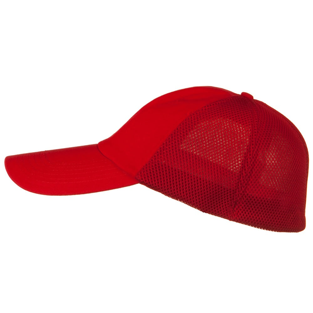 Big Size Summer Twill Mesh Flexible Fitted Cap