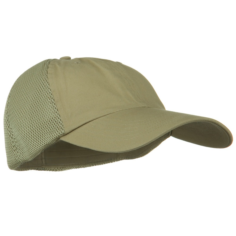 Big Size Summer Twill Mesh Flexible Fitted Cap
