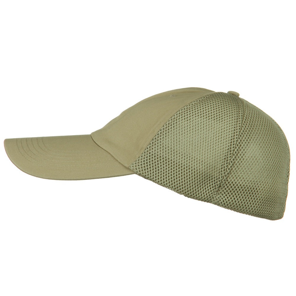 Big Size Summer Twill Mesh Flexible Fitted Cap