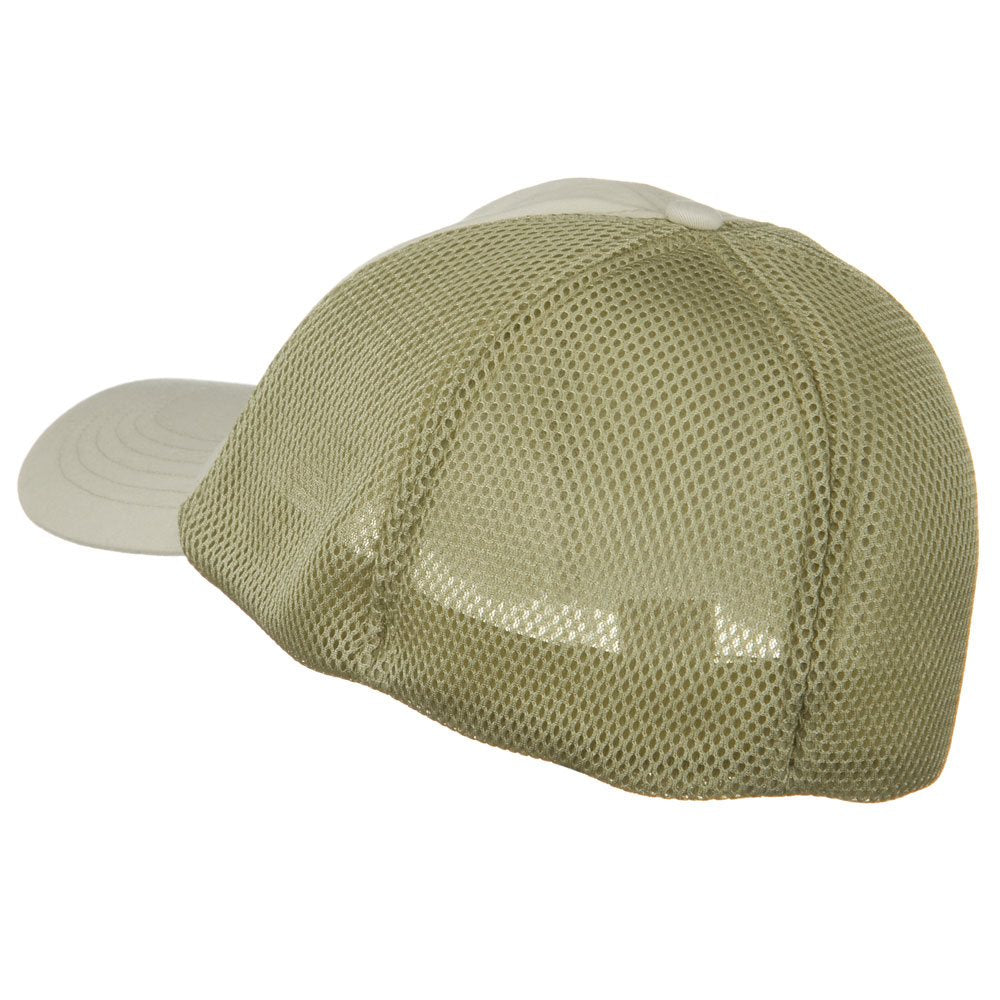 Big Size Summer Twill Mesh Flexible Fitted Cap