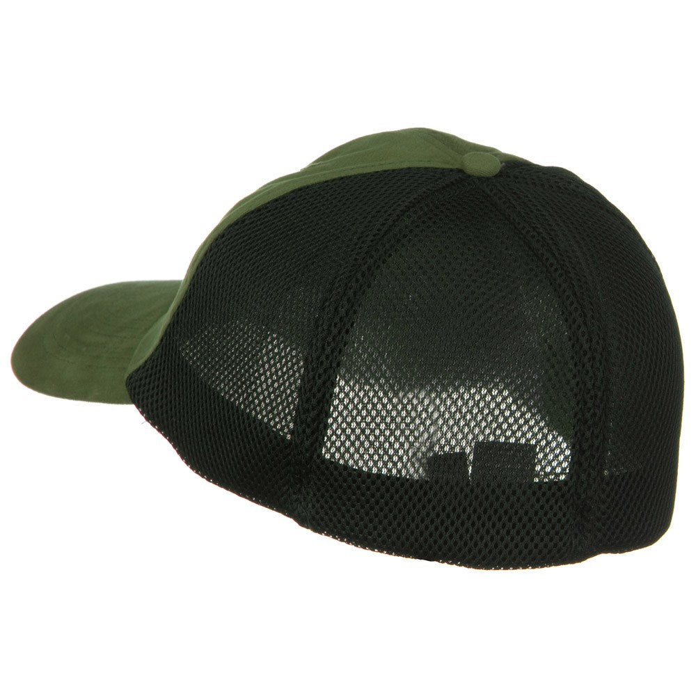 Big Size Summer Twill Mesh Flexible Fitted Cap