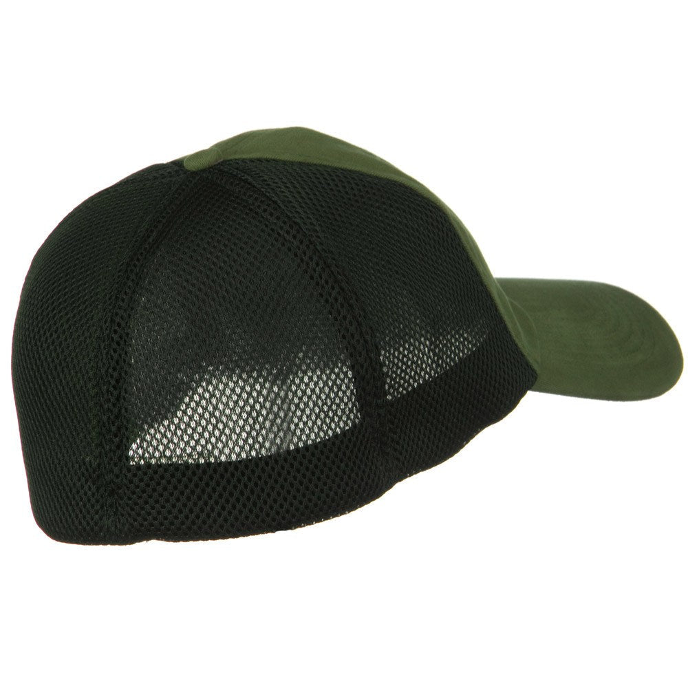 Big Size Summer Twill Mesh Flexible Fitted Cap