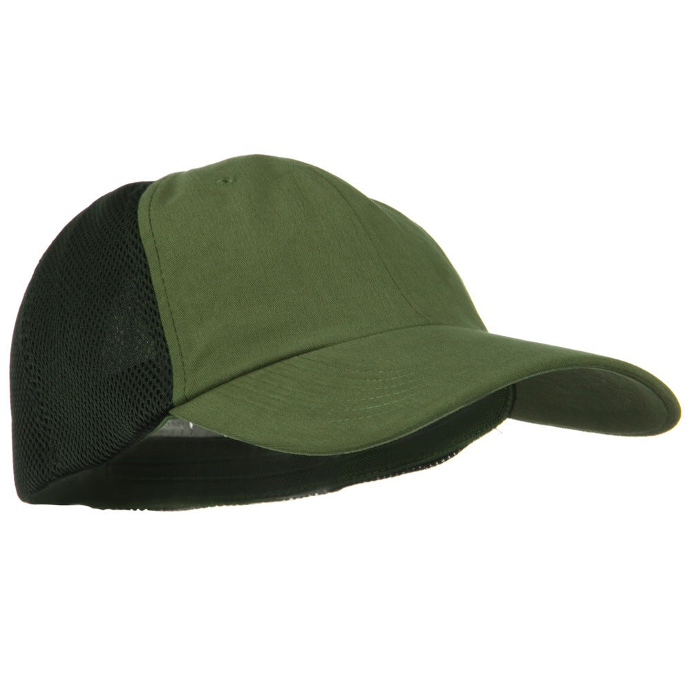 Big Size Summer Twill Mesh Flexible Fitted Cap