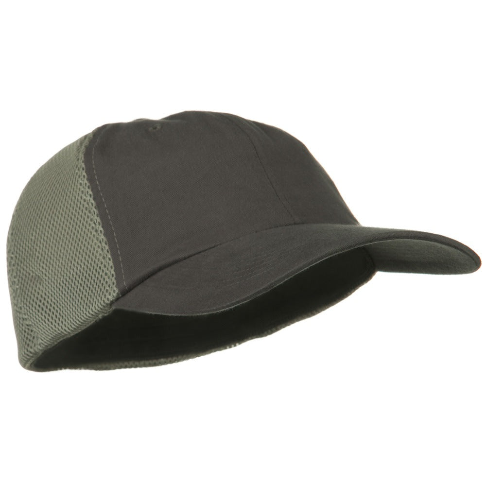 Big Size Summer Twill Mesh Flexible Fitted Cap