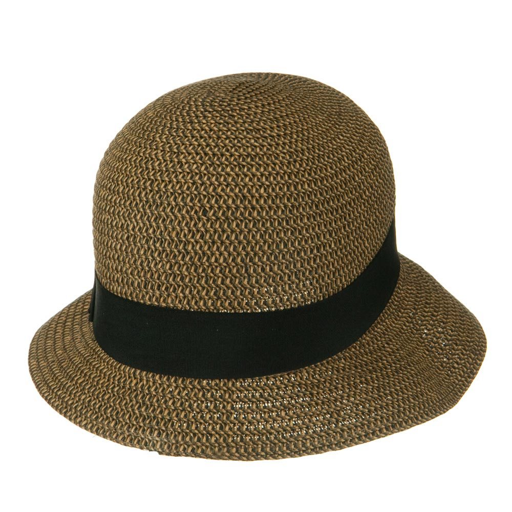 Cloche Ribbon Round Crown Hat