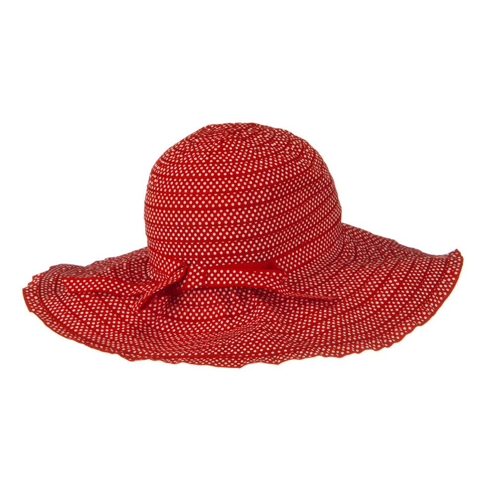 Ribbon Short Brim Self Tie Hat