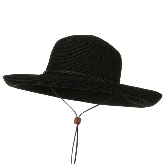 UPF 50+ Cotton Paper Braid Kettle Brim Hat