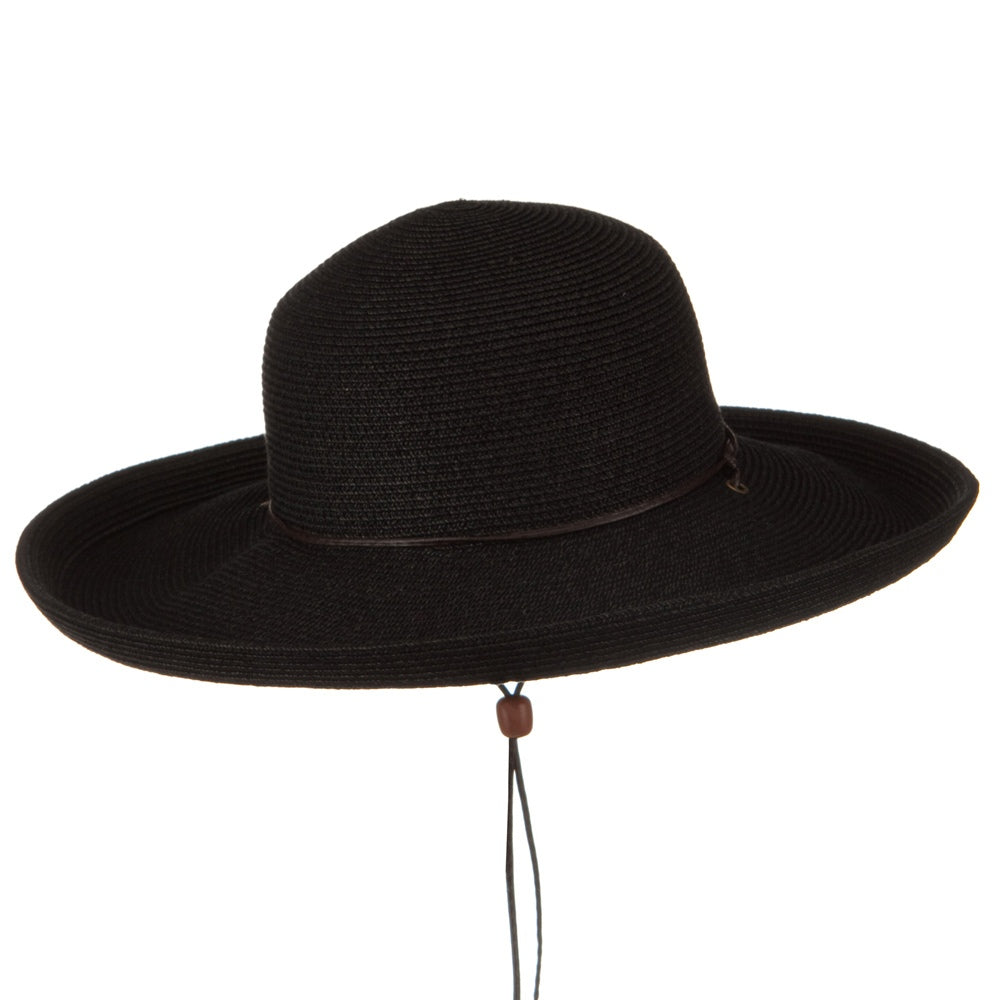 UPF 50+ Cotton Paper Braid Kettle Brim Hat