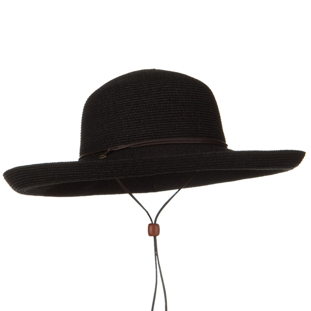 UPF 50+ Cotton Paper Braid Kettle Brim Hat