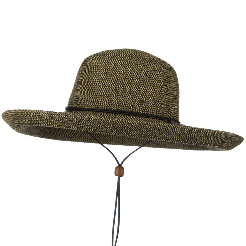 UPF 50+ Cotton Paper Braid Kettle Brim Hat