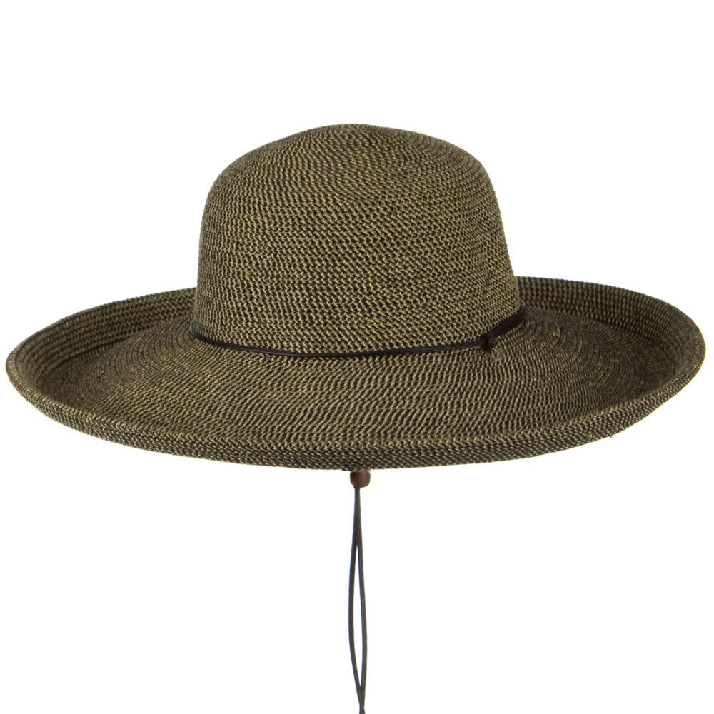 UPF 50+ Cotton Paper Braid Kettle Brim Hat