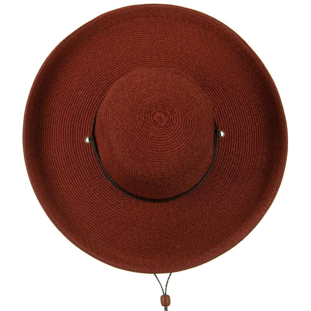 UPF 50+ Cotton Paper Braid Kettle Brim Hat