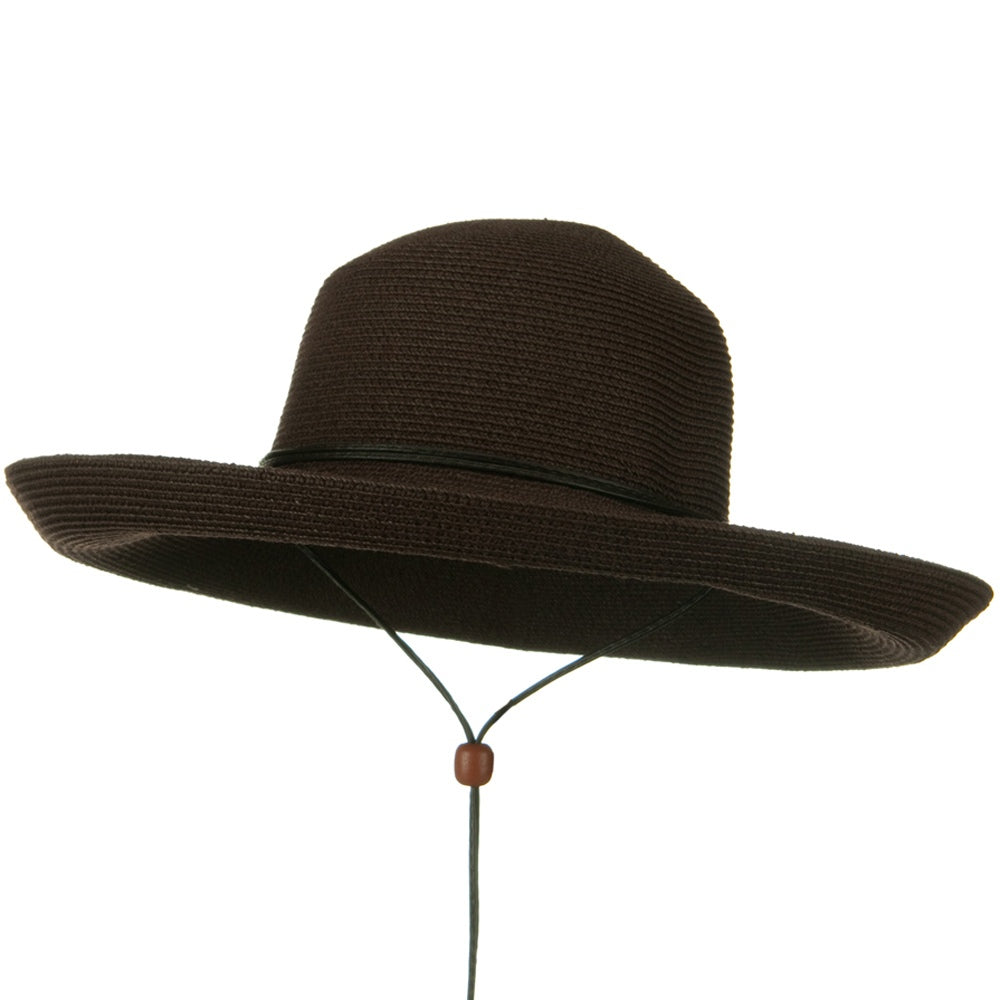 UPF 50+ Cotton Paper Braid Kettle Brim Hat