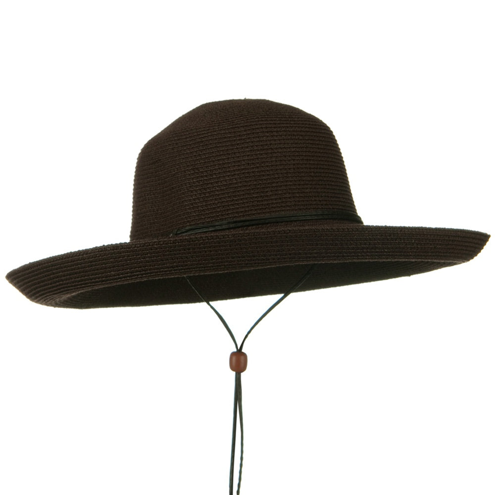 UPF 50+ Cotton Paper Braid Kettle Brim Hat