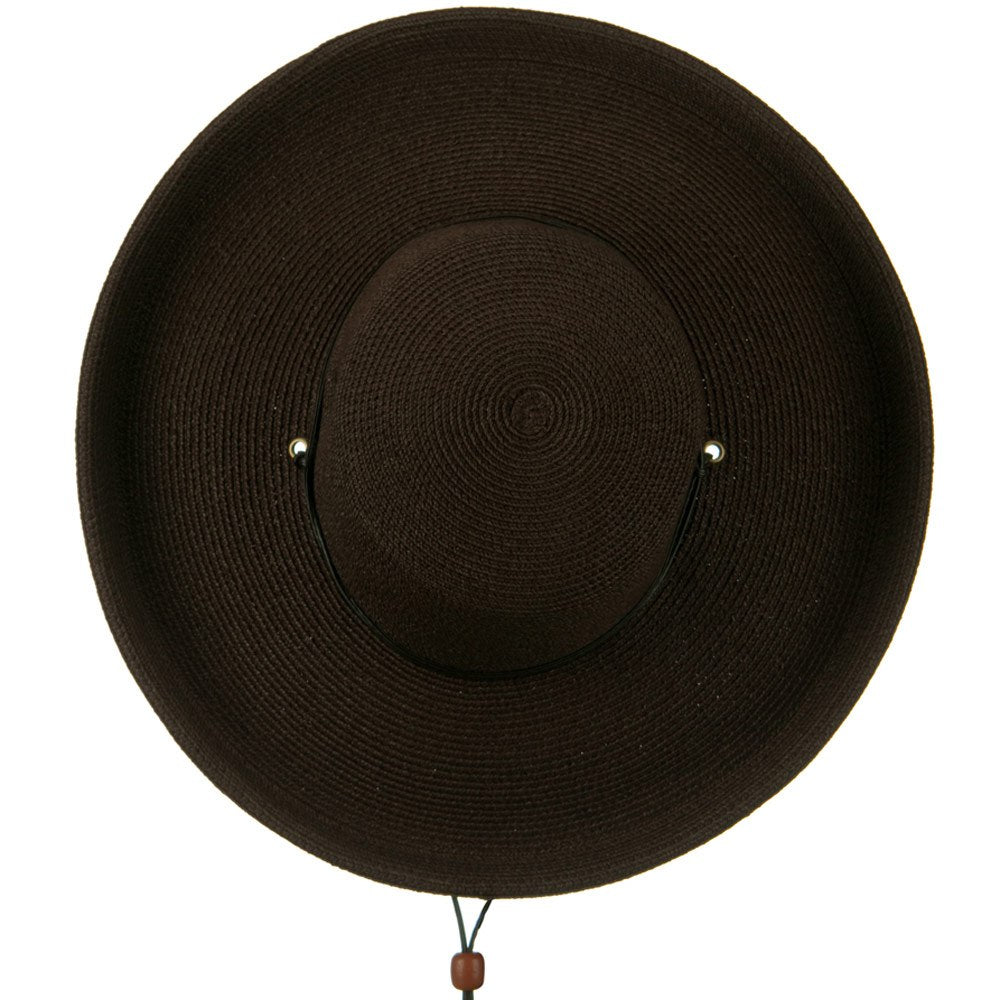 UPF 50+ Cotton Paper Braid Kettle Brim Hat